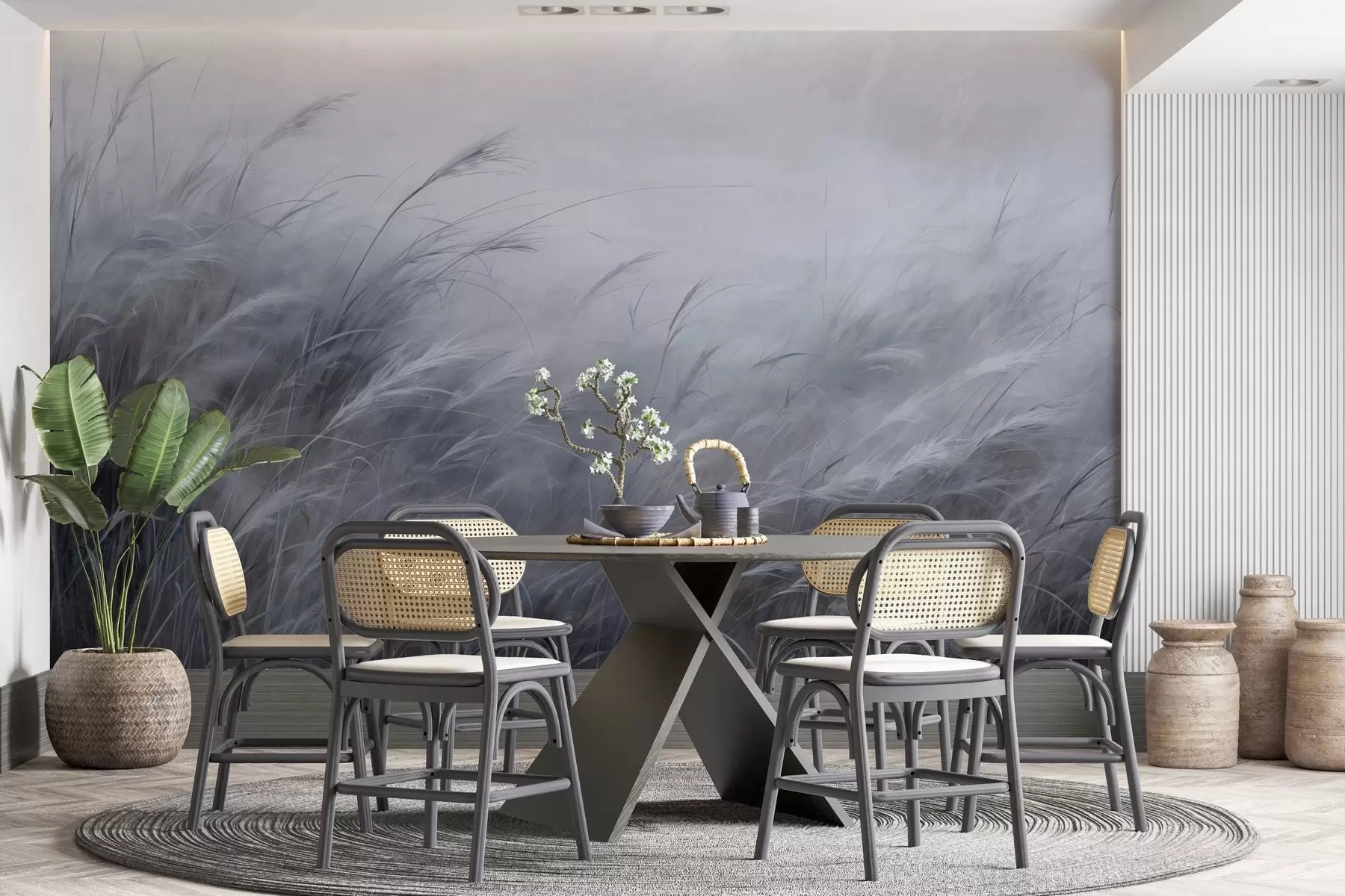 Fotobehang Vrede in het gras w02985v1