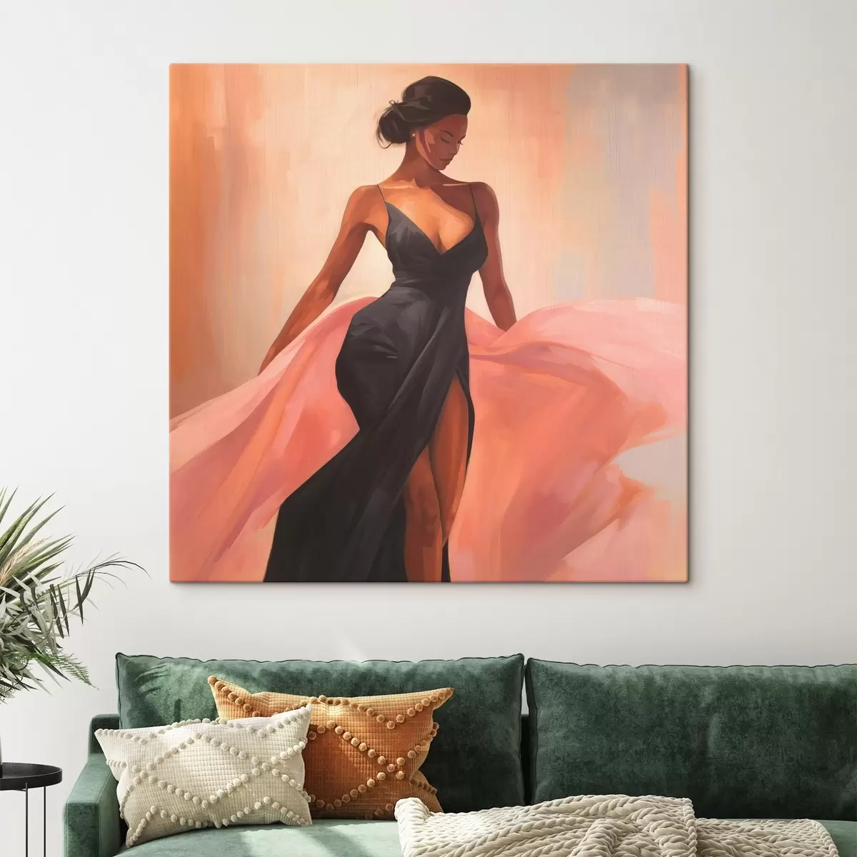  Peintures Fille en robe s42821