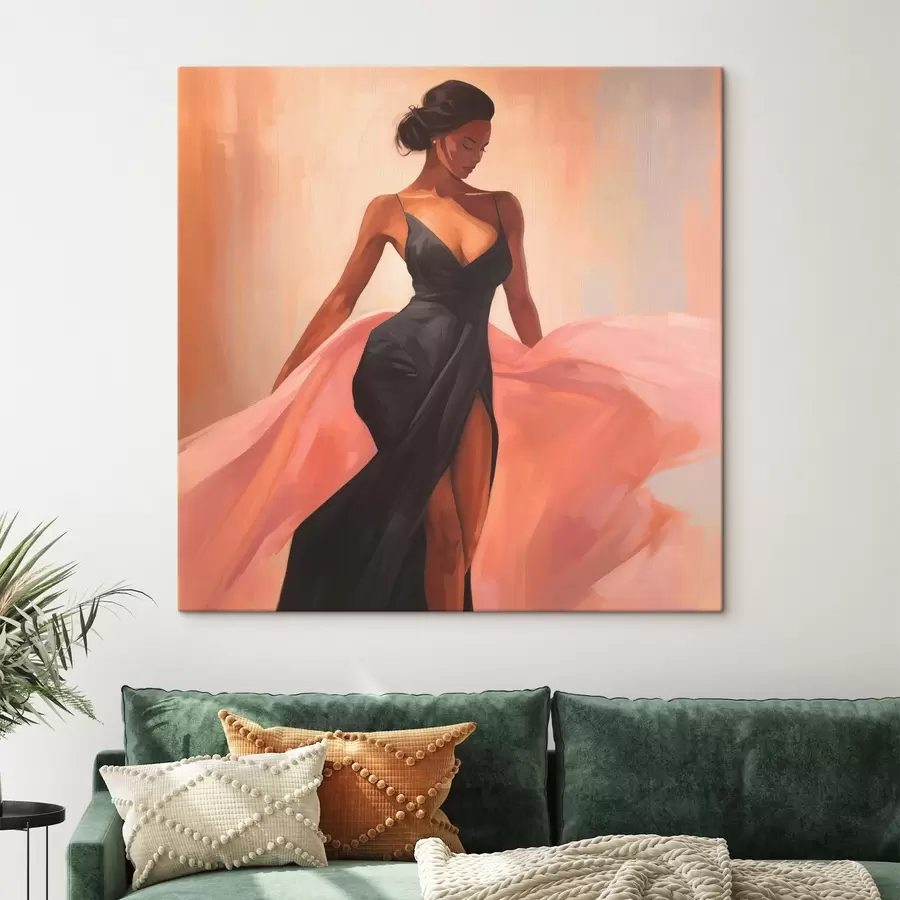  Peintures Fille en robe s42821