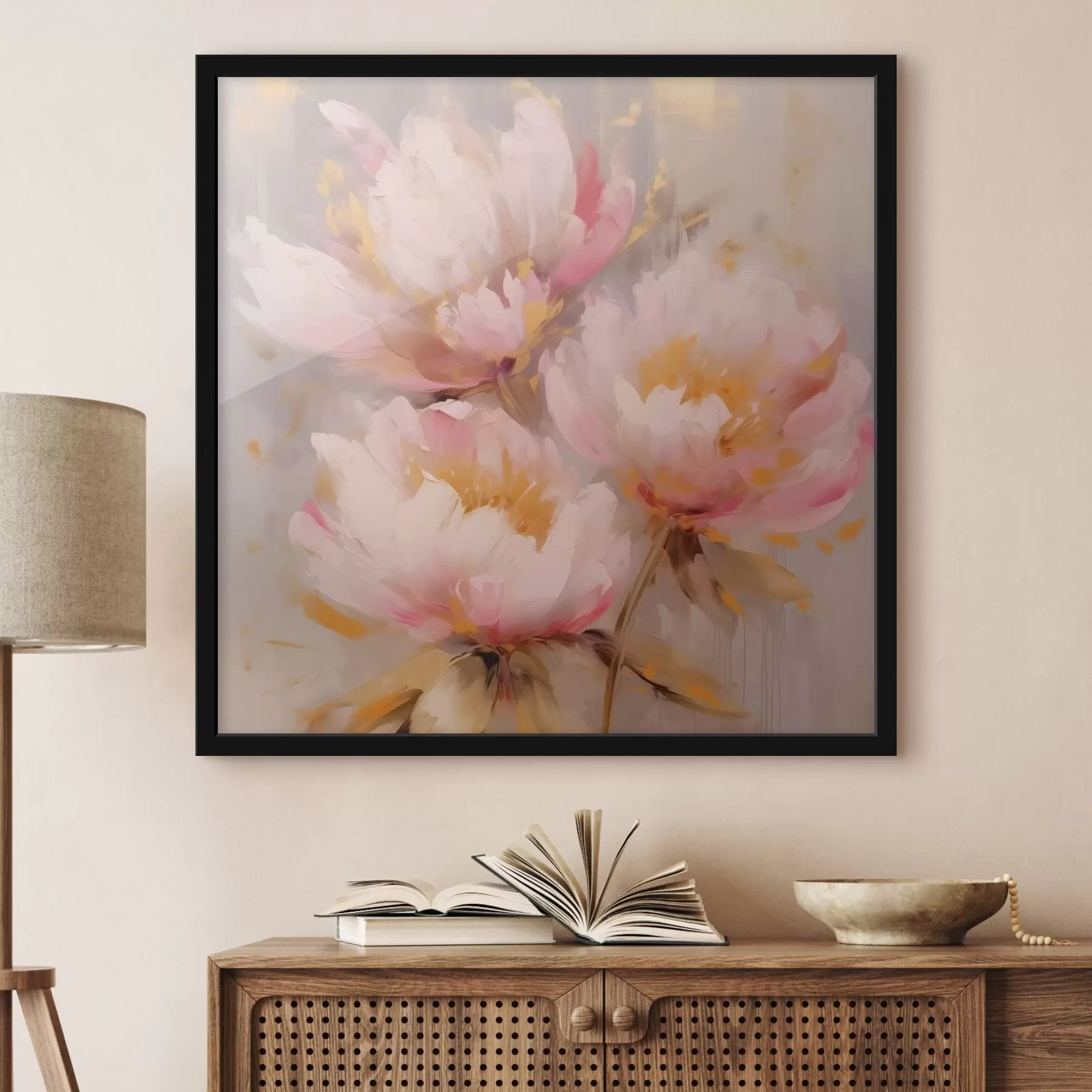 Fotobehang Pioenrozen f42822