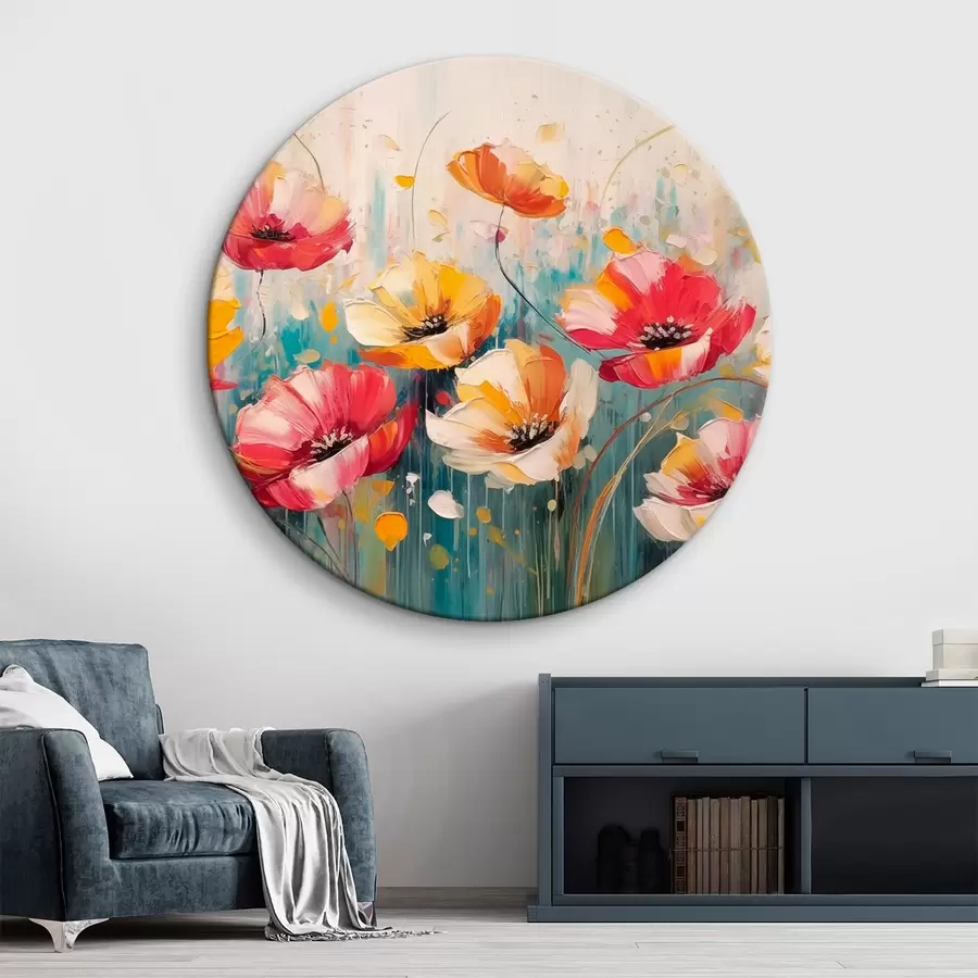  Schilderijen Heldere klaprozen r42813