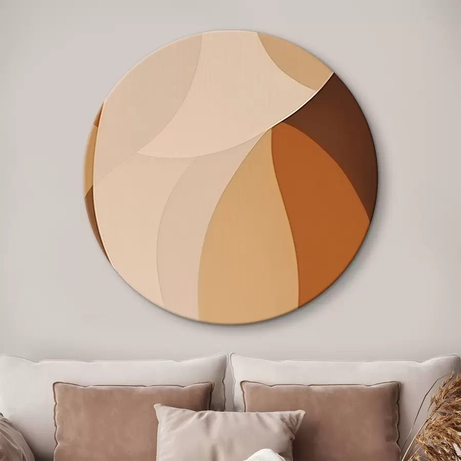  Schilderijen Abstract patroon van gladde vormen r42817