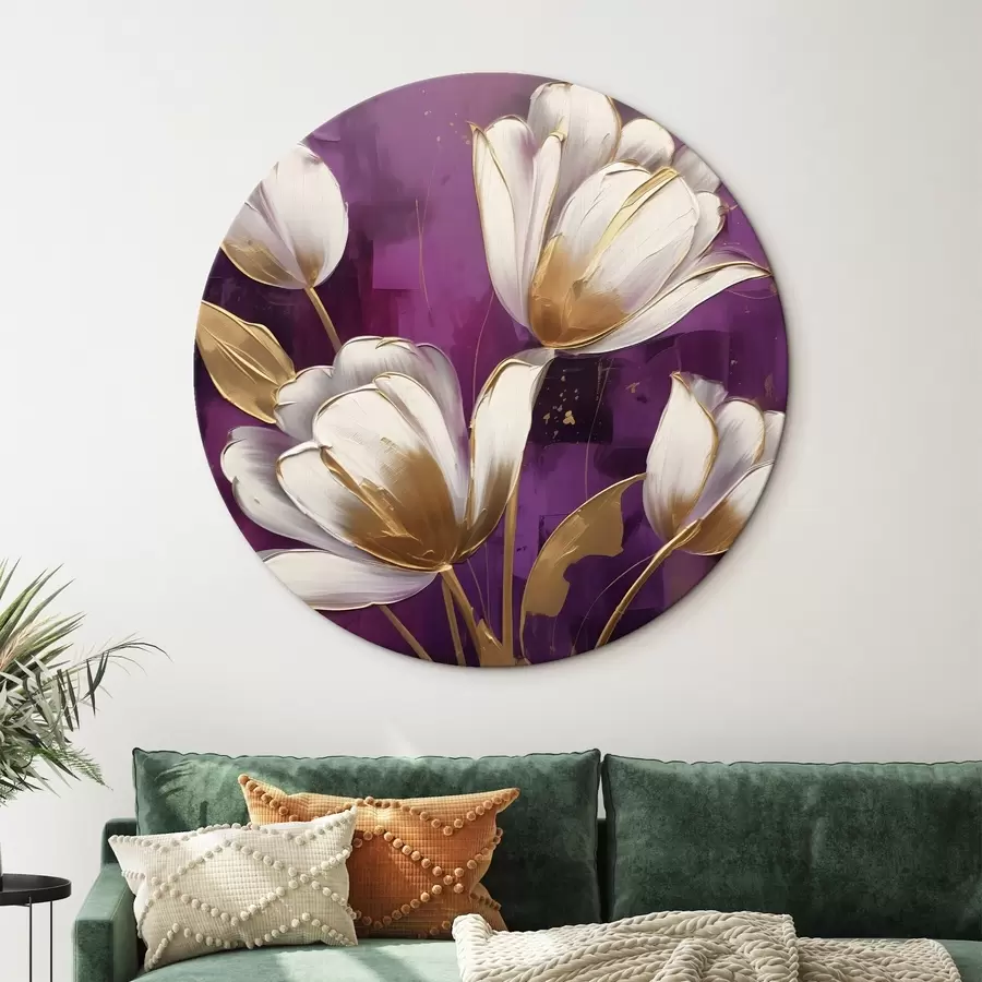  Schilderijen Witte tulpen r42819