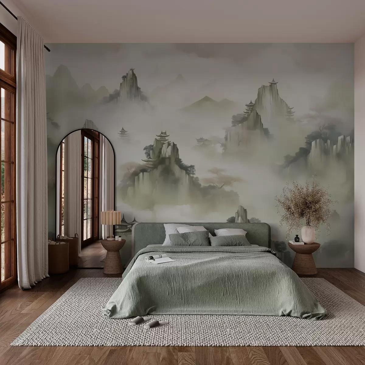 Fotobehang Rotstoppen imitatie aquarel w03036