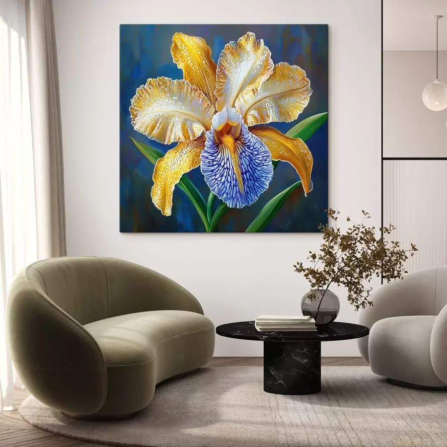  Peintures Grande fleur d'iris s42858