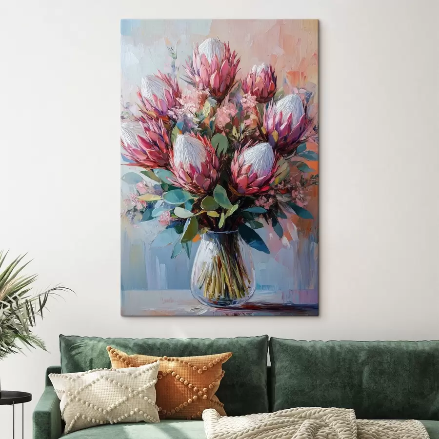  Schilderijen Boeket bloemen in de stijl van olieverf s42865