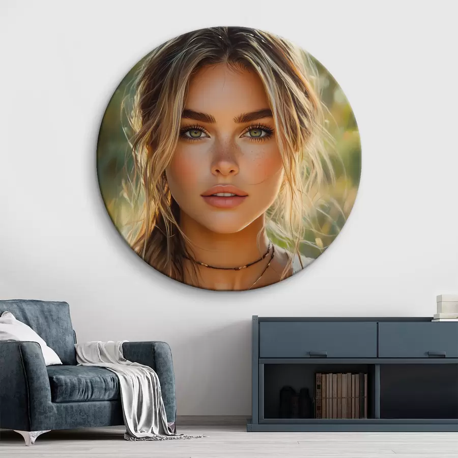  Schilderijen Zomer portret van een meisje r42859