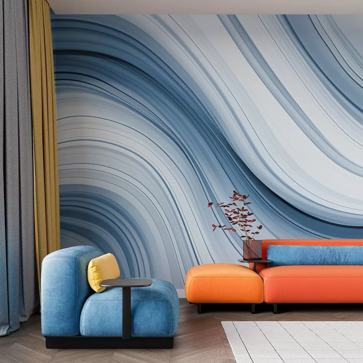 Fotobehang Abstracte golf w02899v1