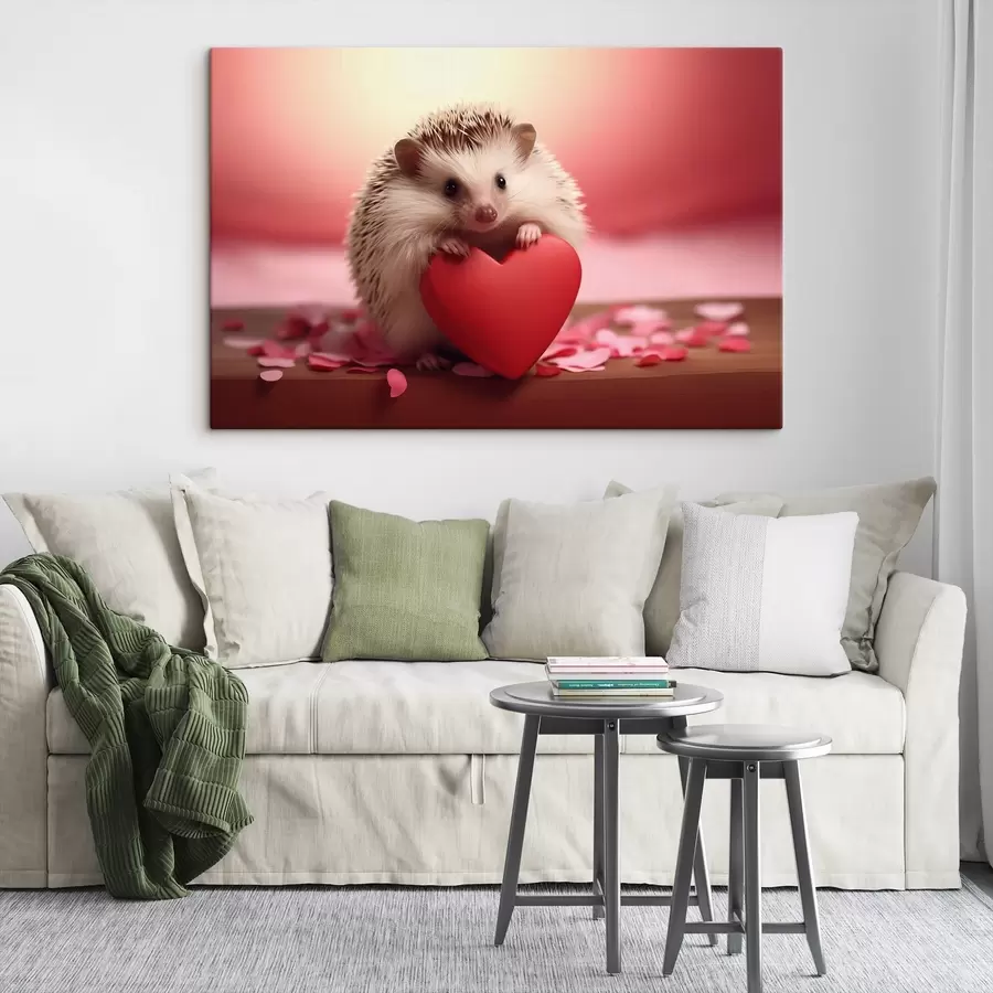  Schilderijen Egeltje met hartje s42867