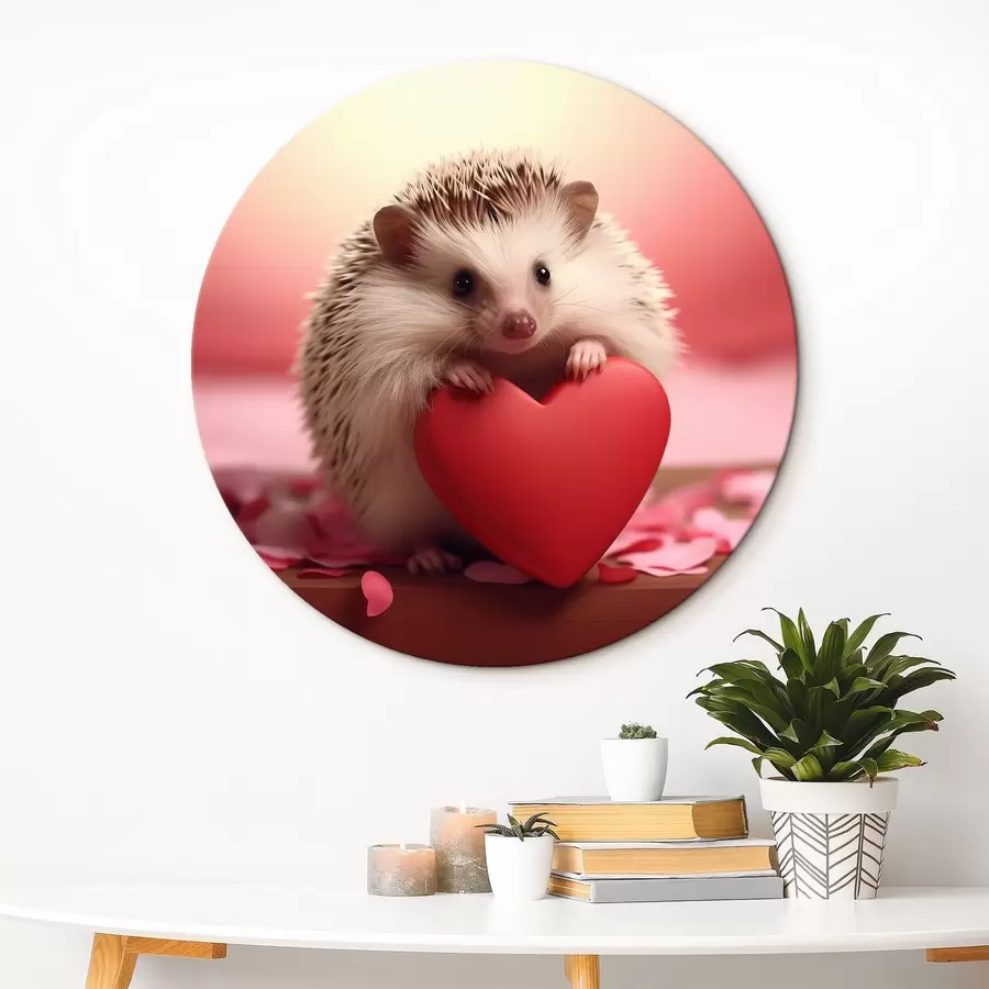  Schilderijen Egeltje met hartje r42867