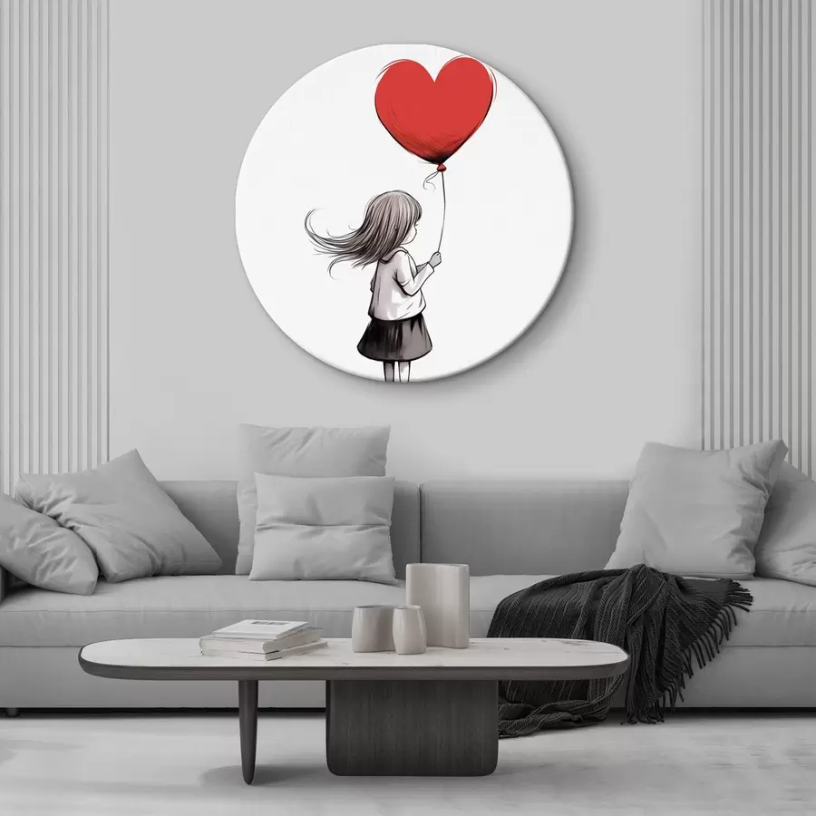  Schilderijen Meisje met een ballon r42872