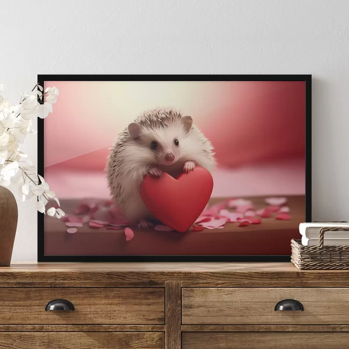 Poster Egeltje met hartje f42867