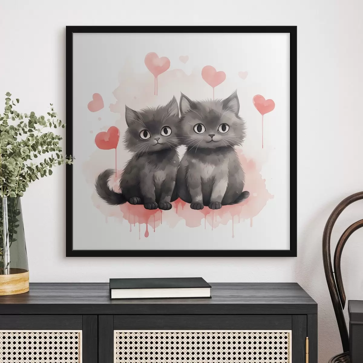 Affiche Deux chatons mignons f42868