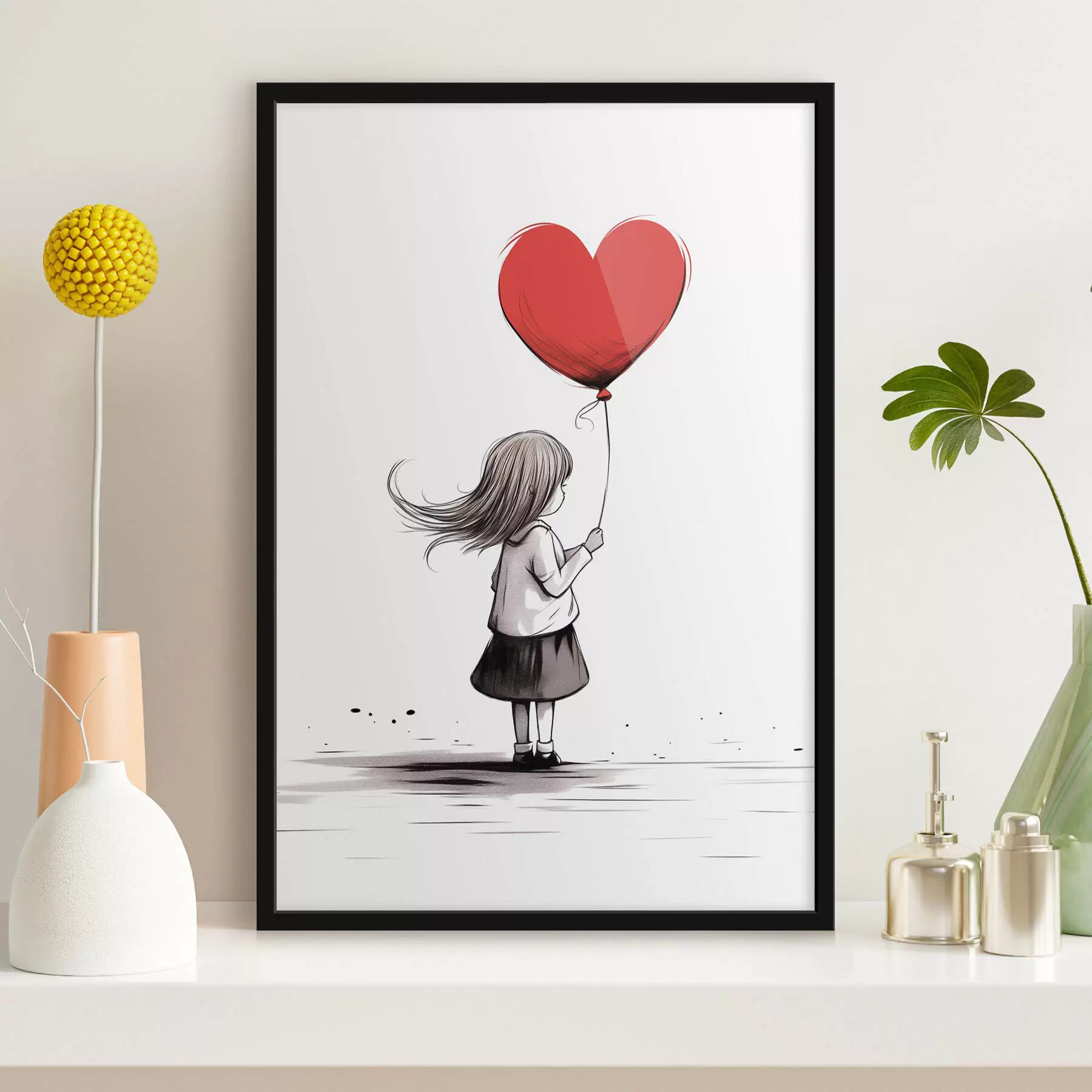  Peintures Fille avec un ballon f42872