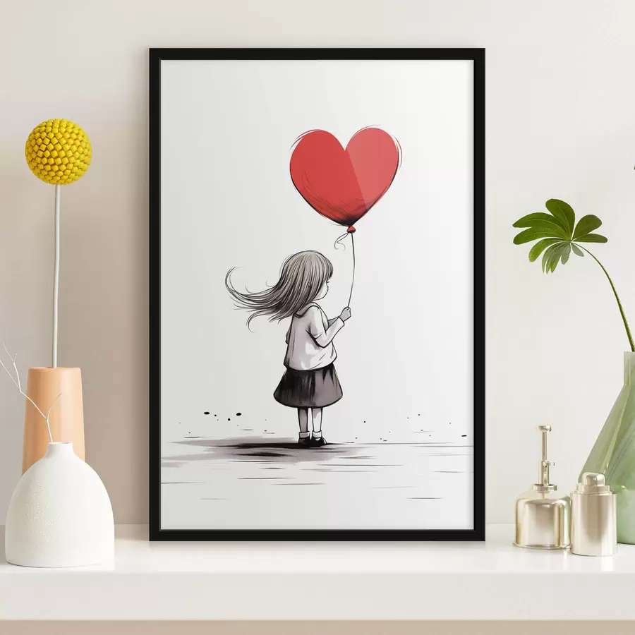  Peintures Fille avec un ballon f42872