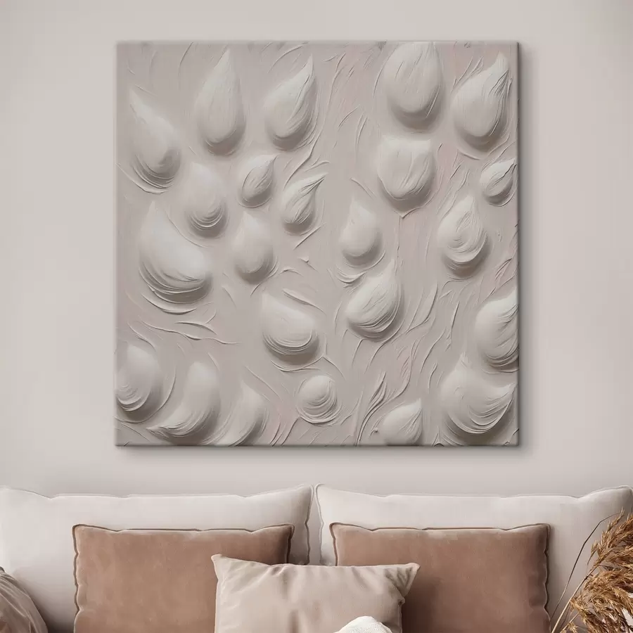  Schilderijen Abstractie met imitatie van convexiteiten s42827