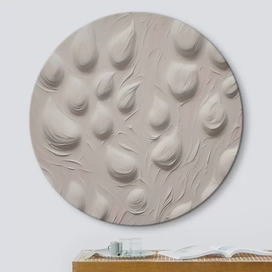  Schilderijen Abstractie met imitatie van convexiteiten r42827