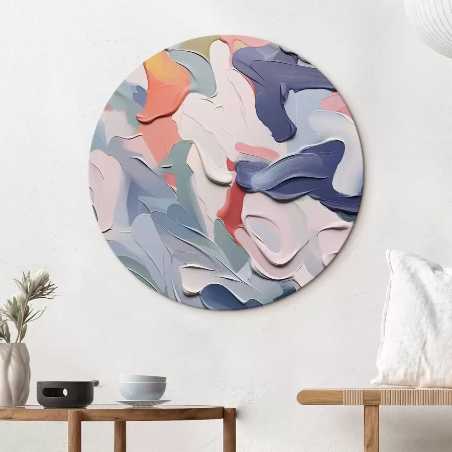  Schilderijen Abstractie imitatie van penseelstreken r42839