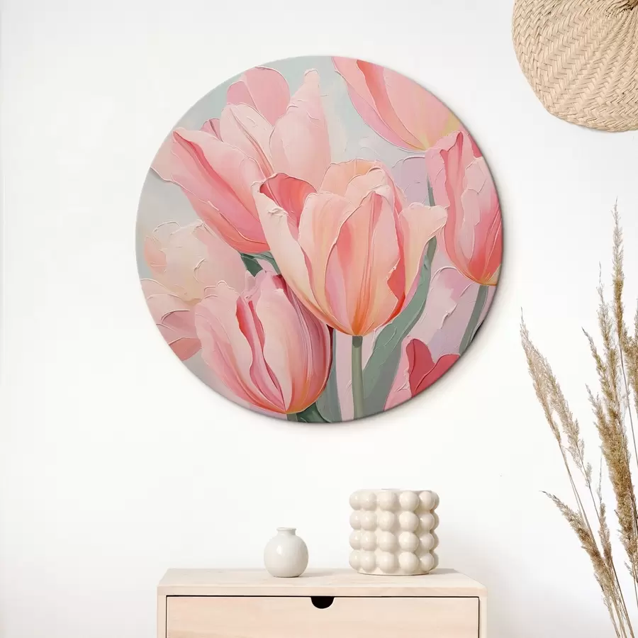  Schilderijen Tulpen imitatieschilderij r42841