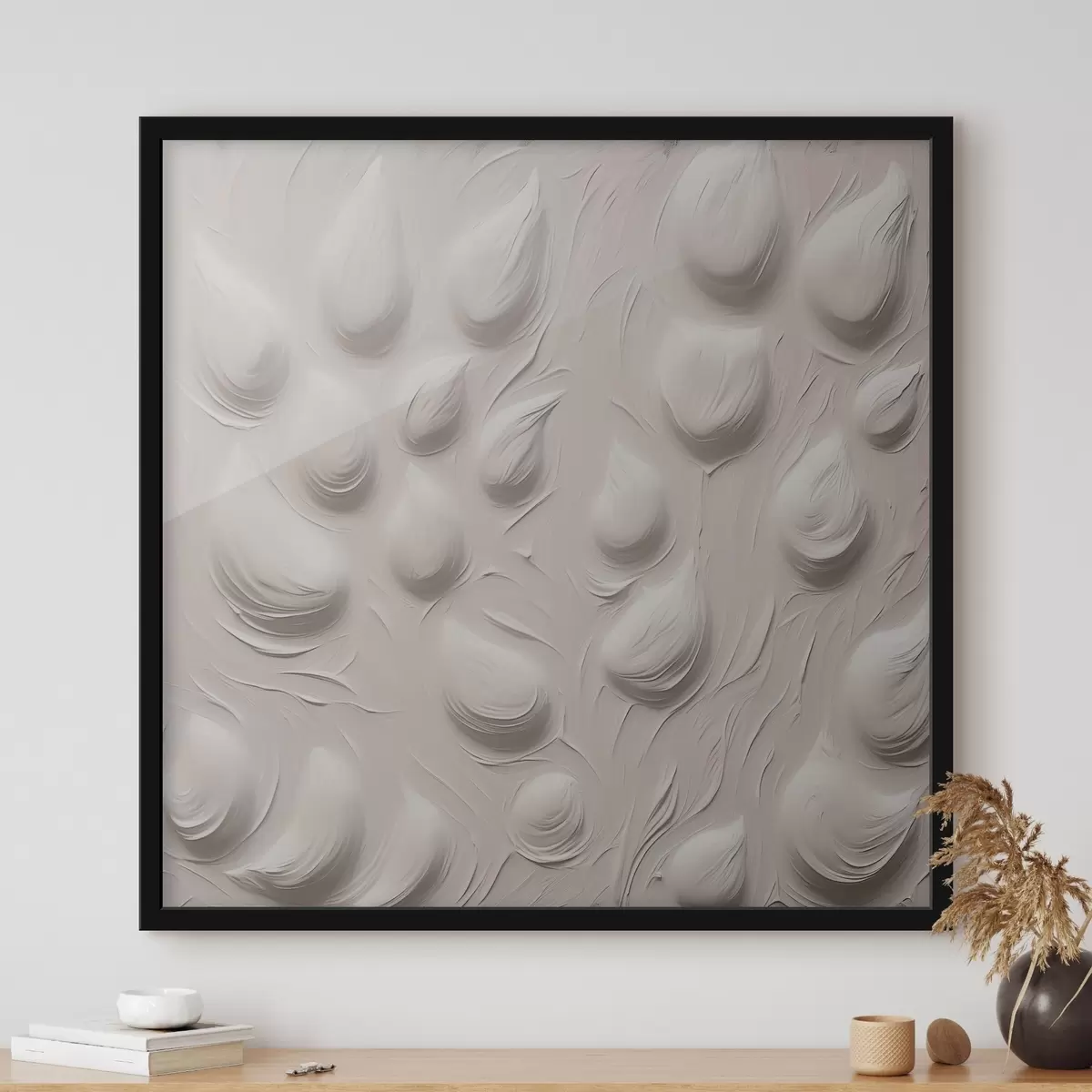 Affiche Abstraction avec imitation des convexités f42827