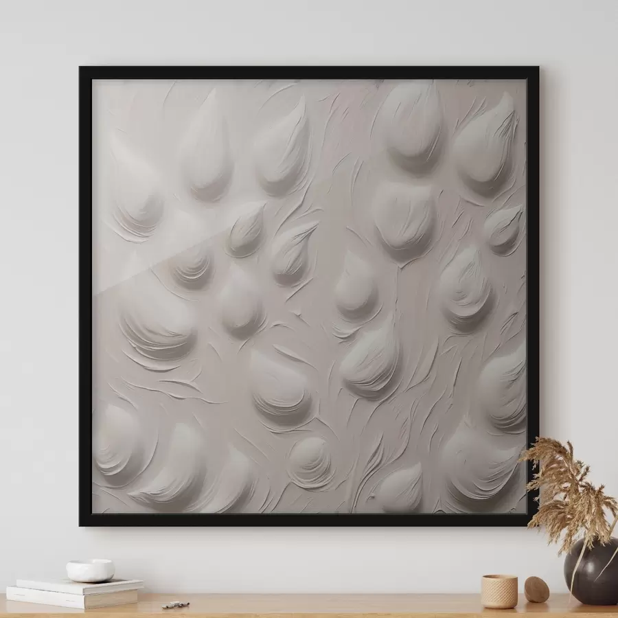 Fotobehang Abstractie met imitatie van convexiteiten f42827