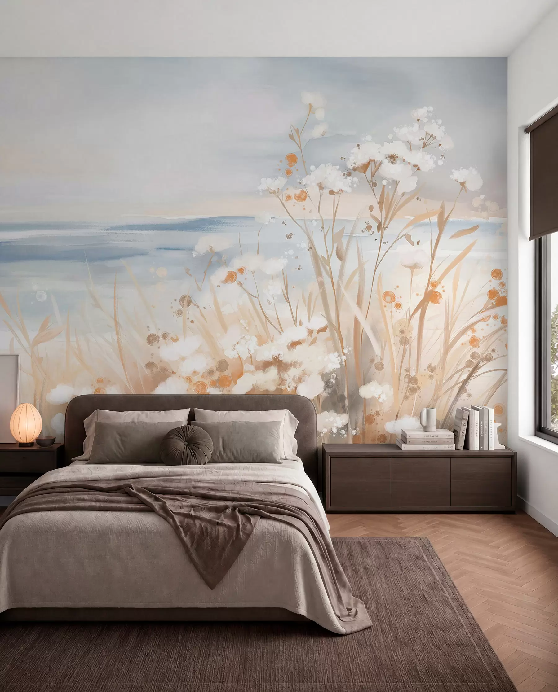 Fotobehang Kustbloemen w08740