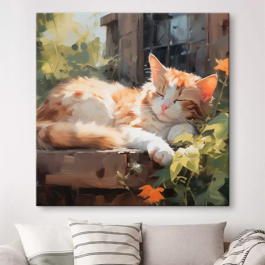  Schilderijen Slapende kat s42900