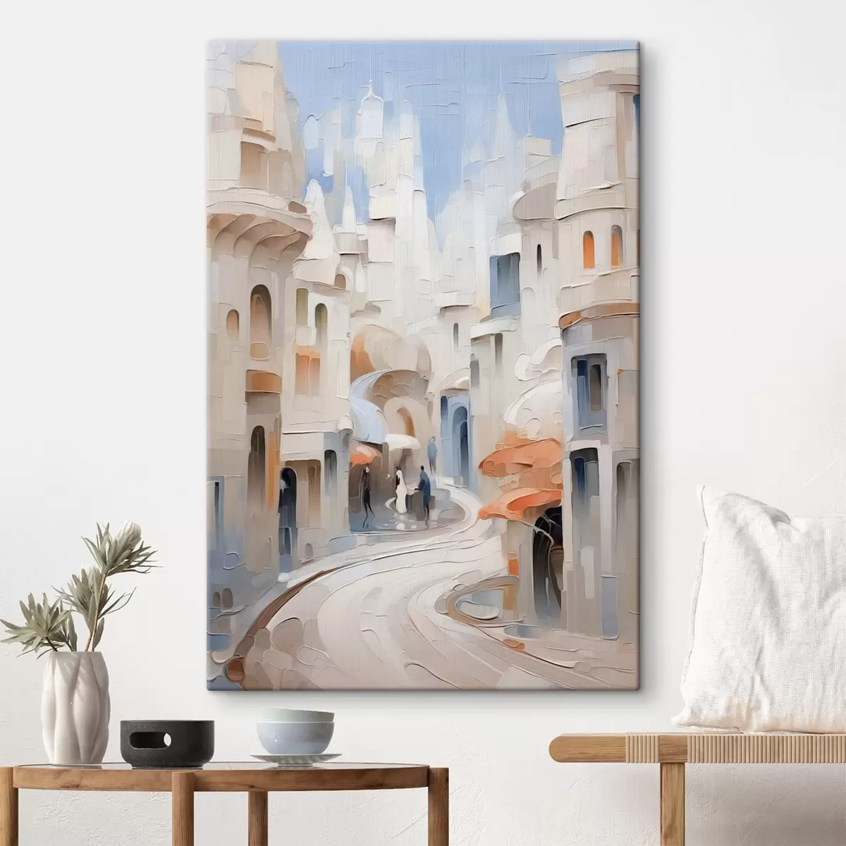  Peintures Paysage urbain abstrait s42901