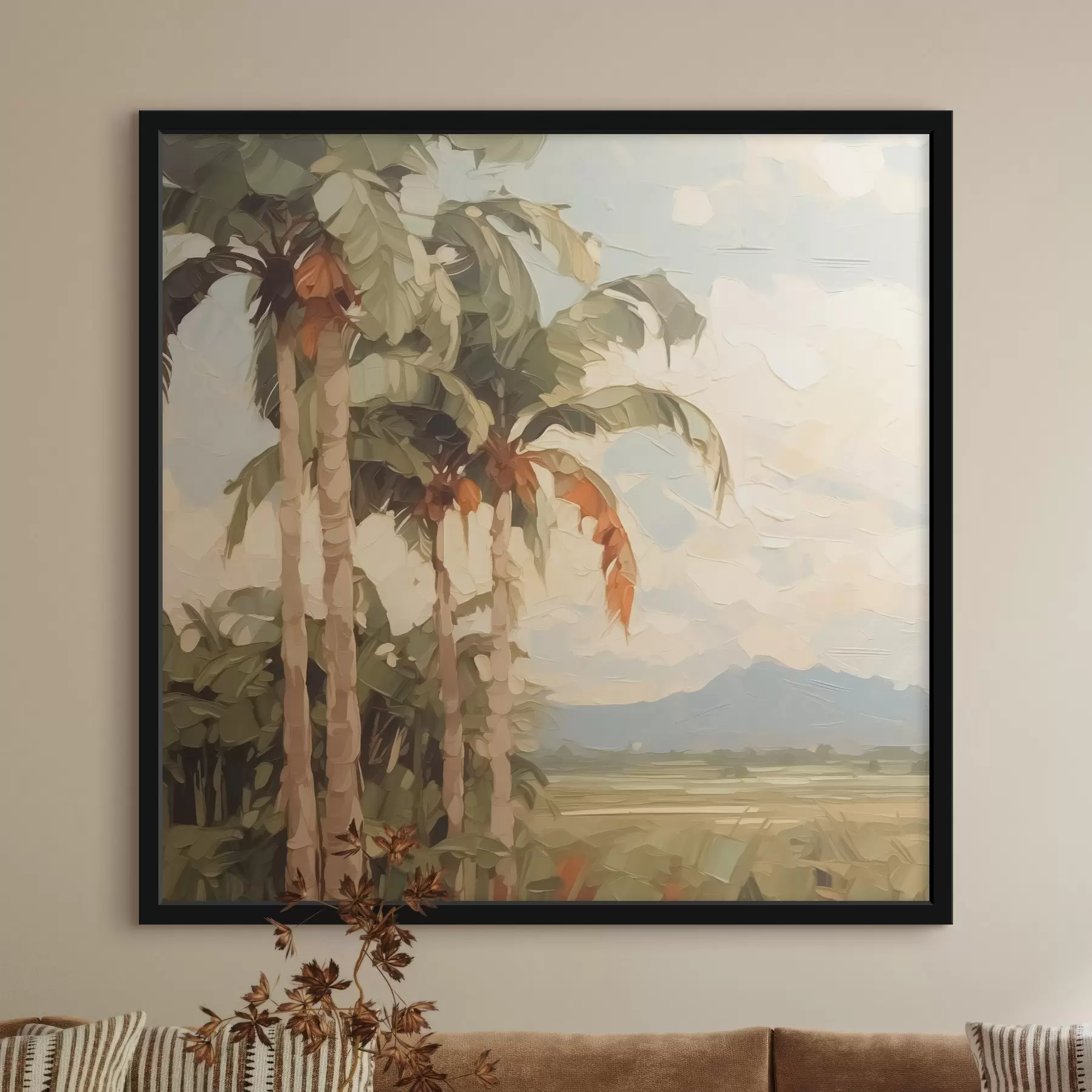  Peintures Peinture imitation palmiers f42898