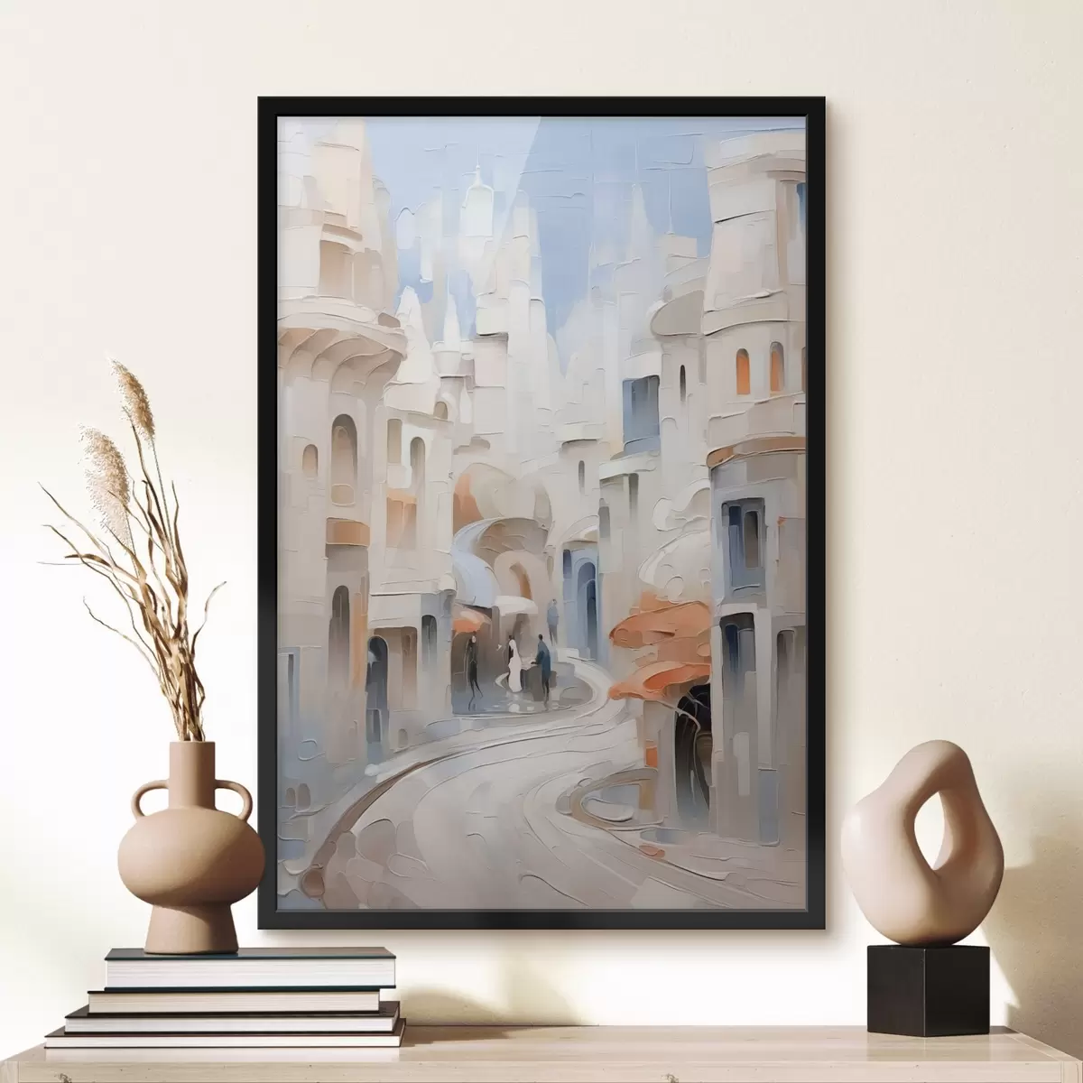 Affiche Paysage urbain abstrait f42901