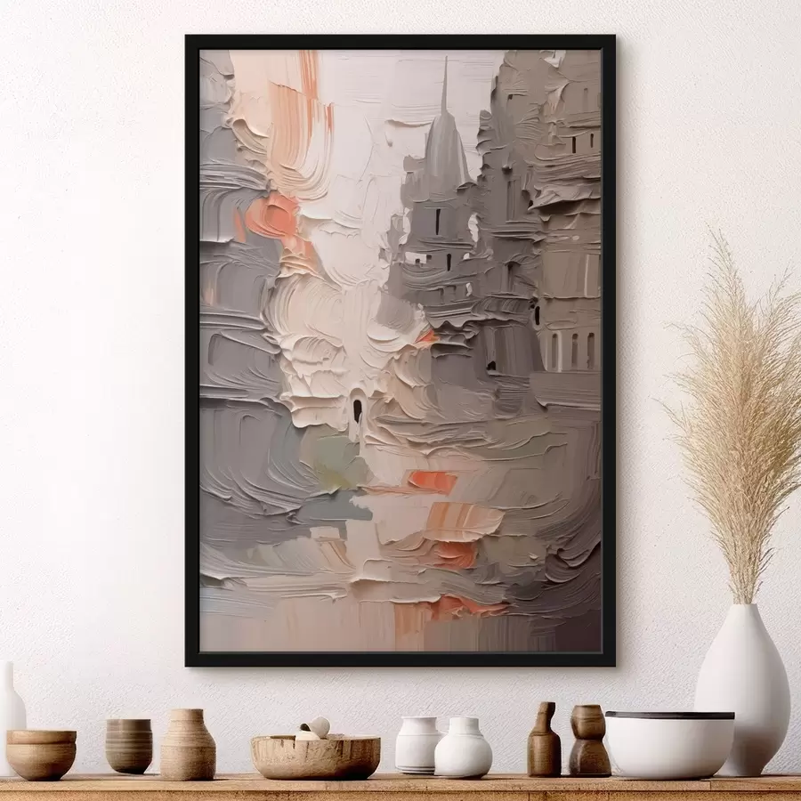 Fotobehang Abstract stadsgezicht f42906