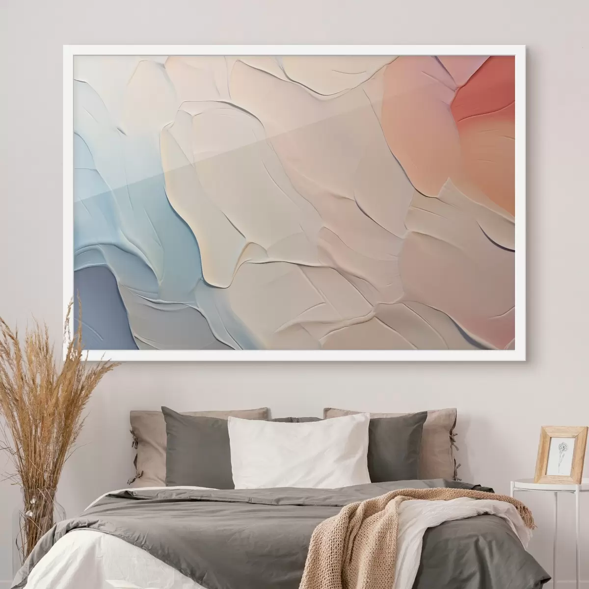 Affiche Imitation abstraite de grands coups de pinceau f42914