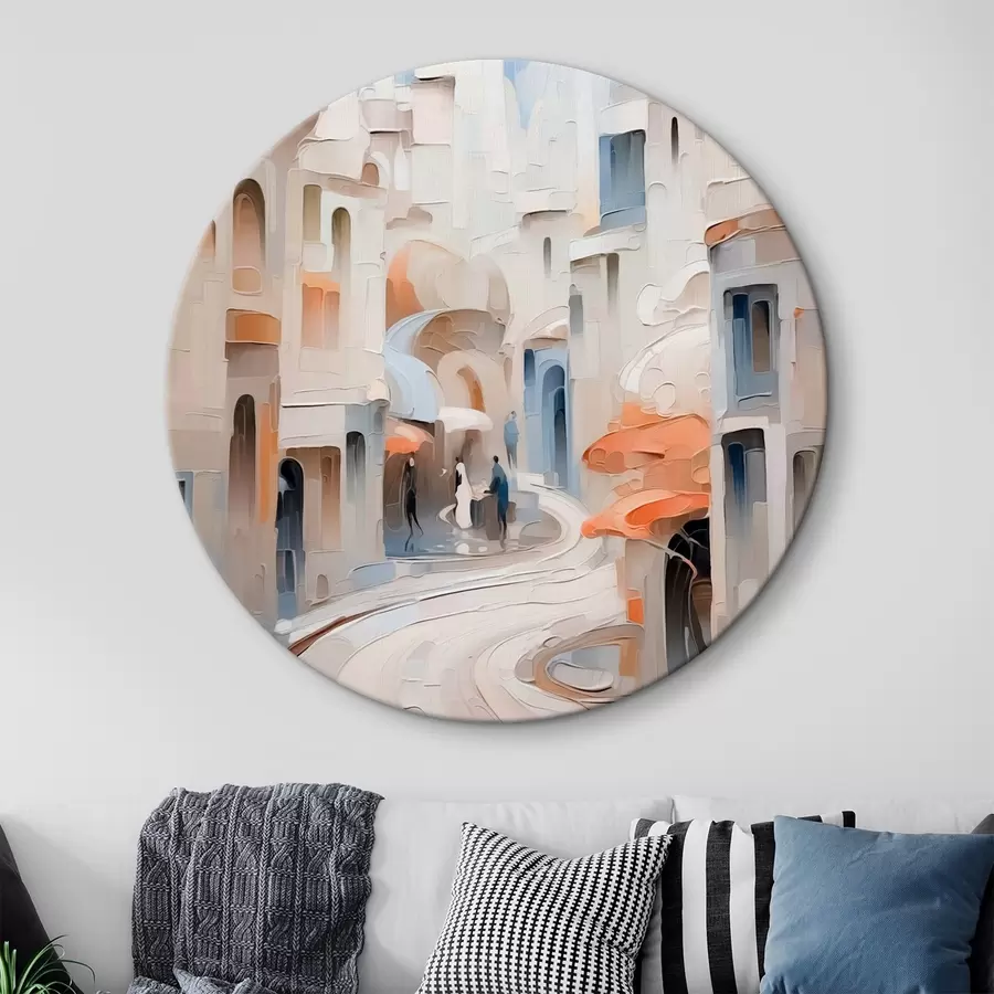  Schilderijen Abstract stadslandschap r42901