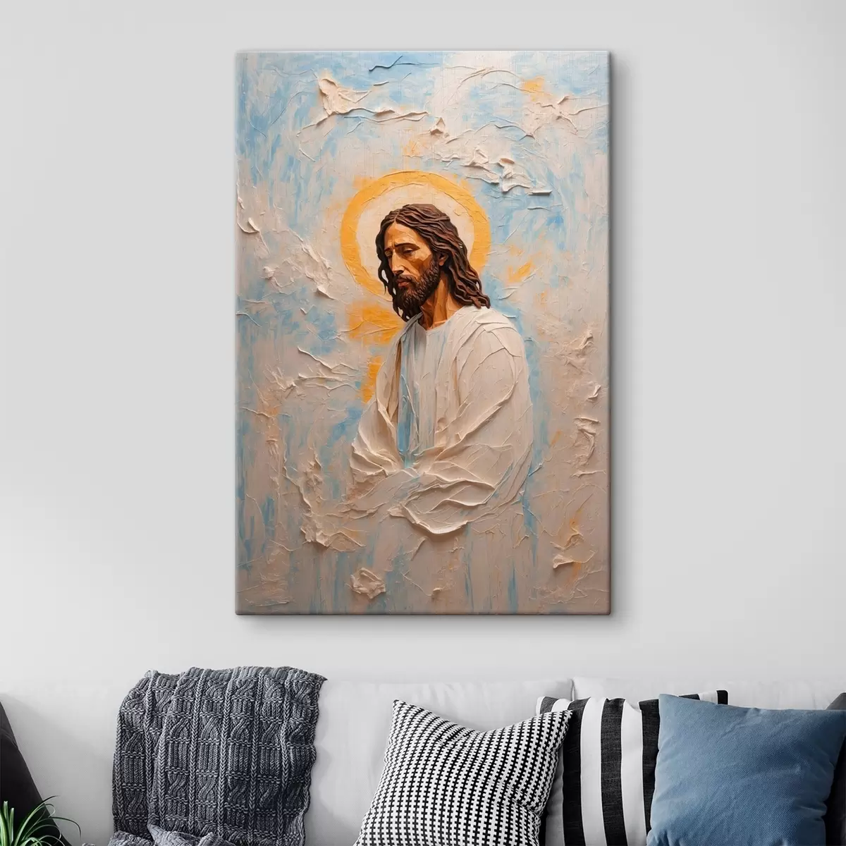  Peintures Jésus-Christ en style peinture à l'huile s42768