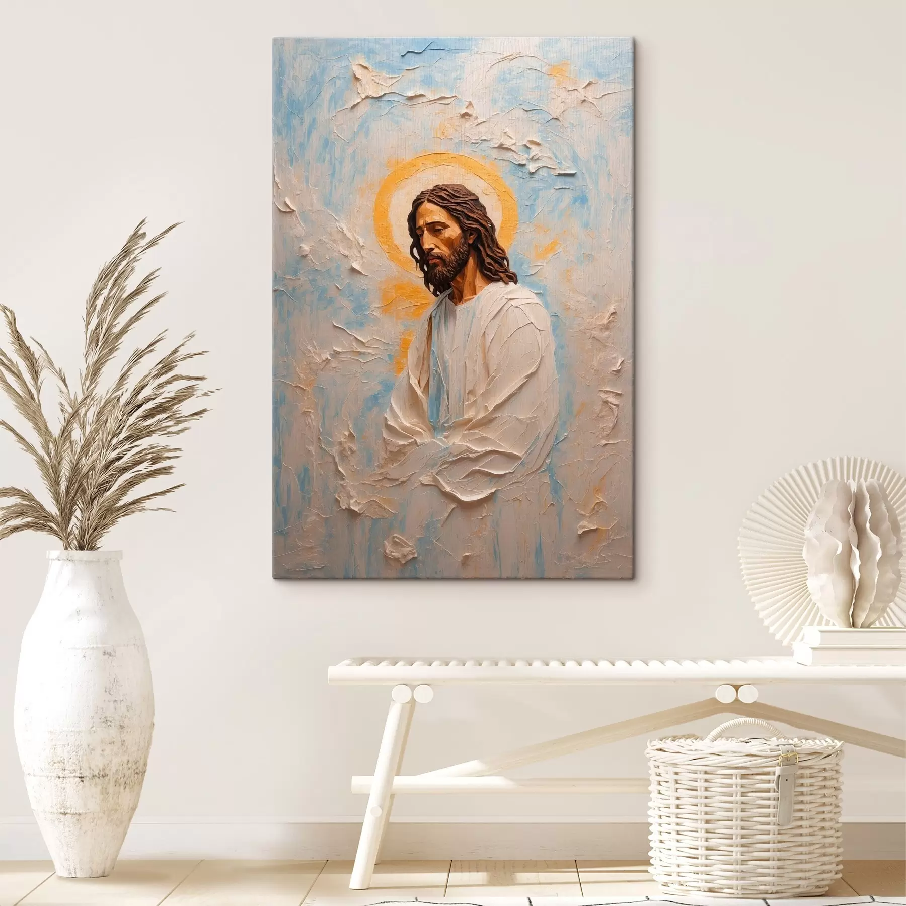  Schilderijen Jezus Christus in stijl olieverfschilderij s42768
