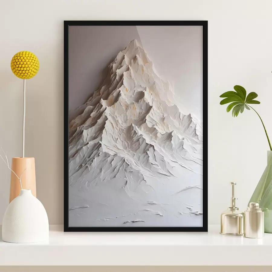 Fotobehang fnu berg in olieverfschilderij fstijl f42760