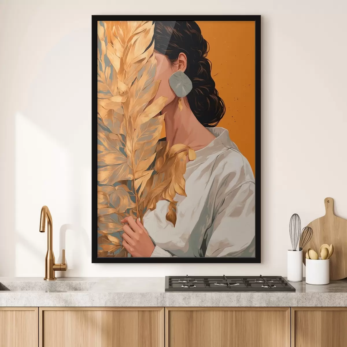 Affiche Gifl avec feuille tfopicale f42765