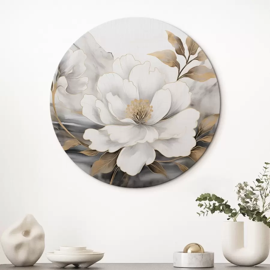  Peintures Grande fleur abstraite sur fond d'aquarelle r42966