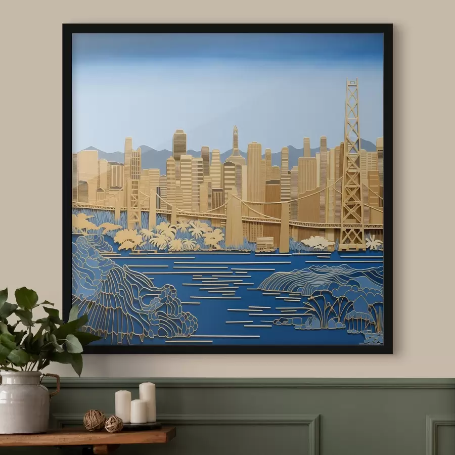 Papier peint photo Vue de la ville f42886