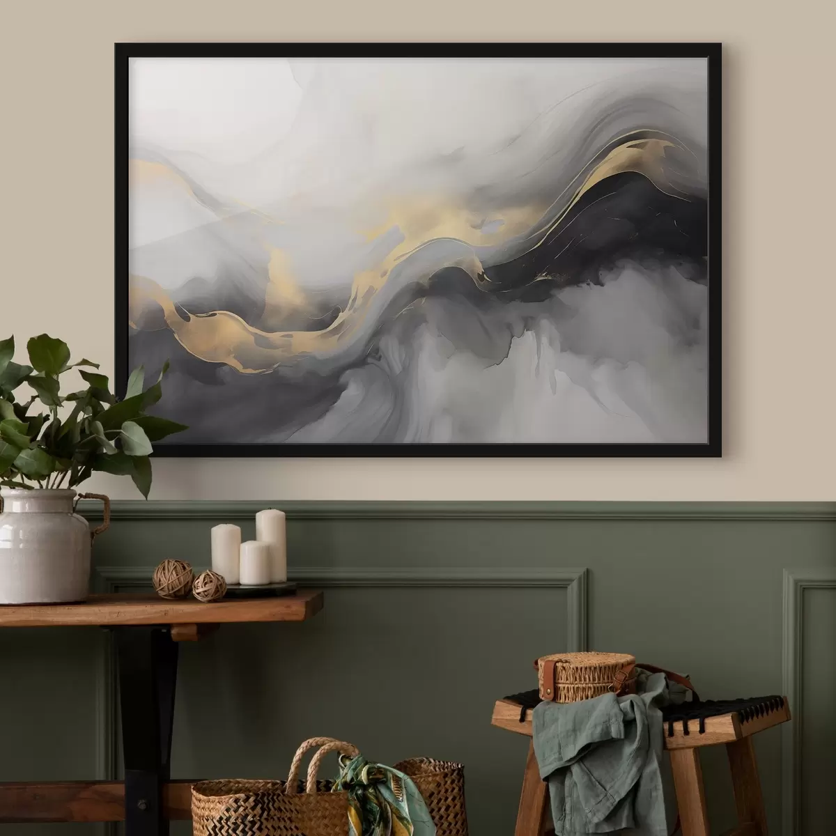 Affiche Imitation de l'aquarelle, abstraction f42889