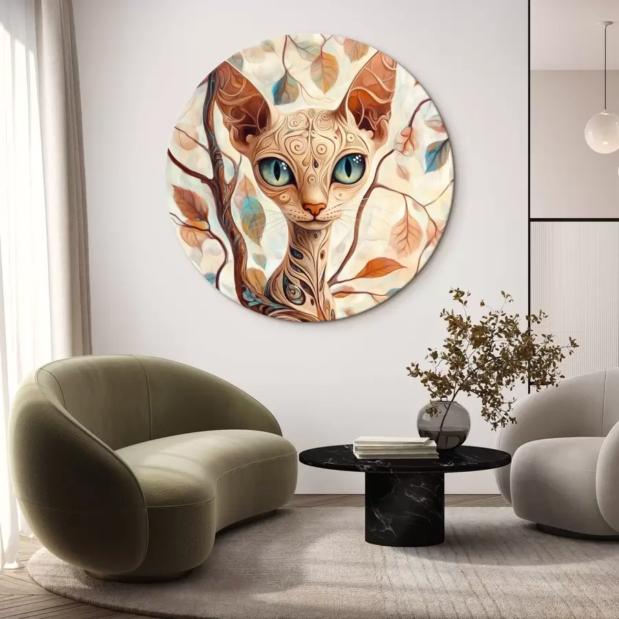  Schilderijen Poes en boomtakken r42988