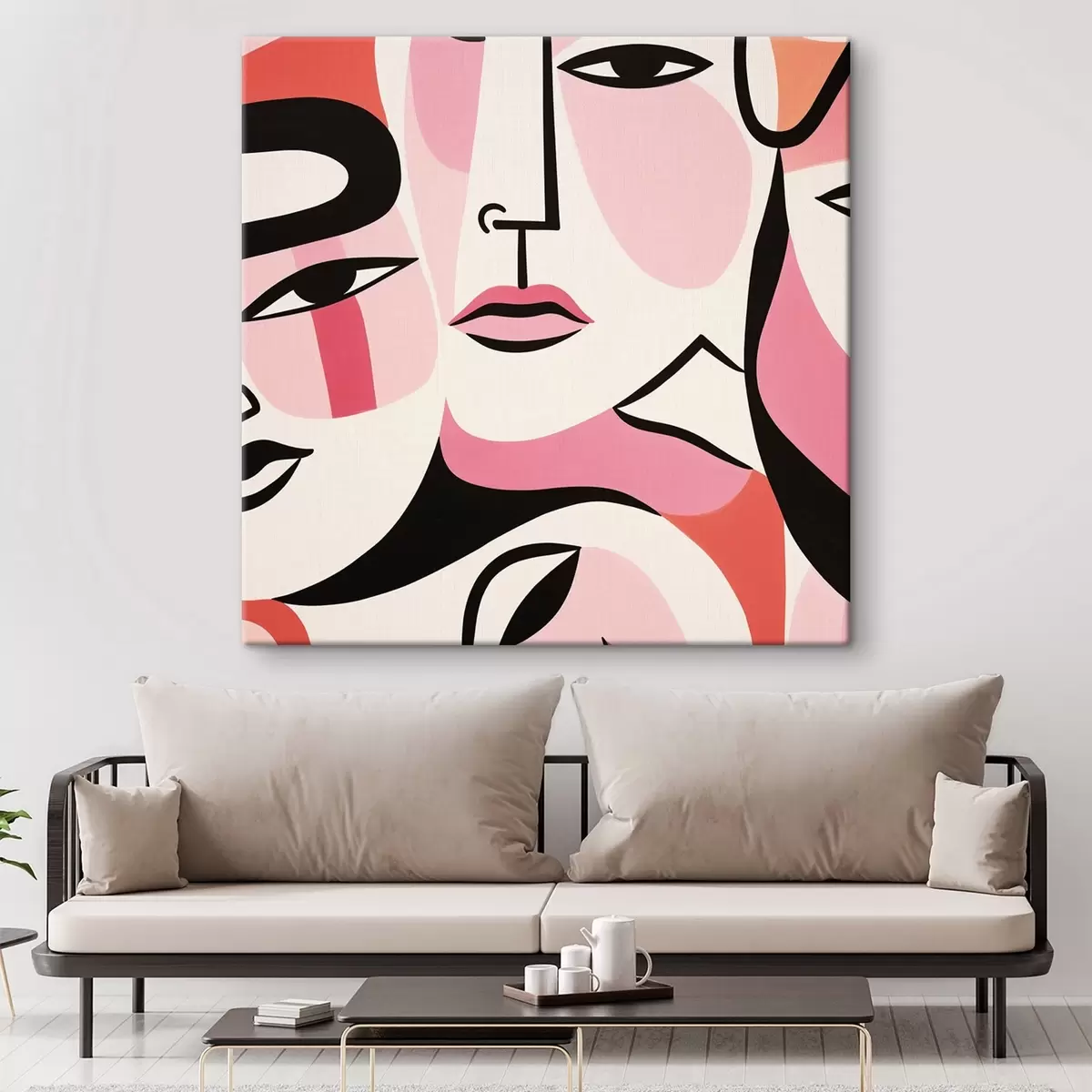  Peintures Abstrait, personnes, visage s43031