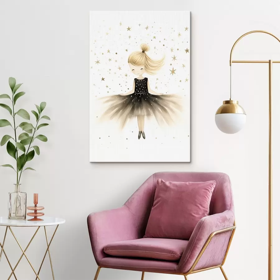  Schilderijen Schattige ballerina s43034