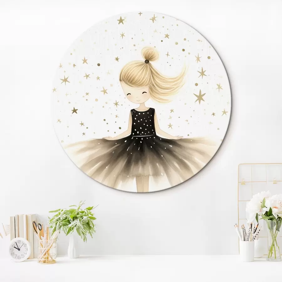  Schilderijen Schattige ballerina r43034