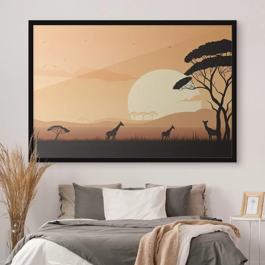 Fotobehang Safari f43028