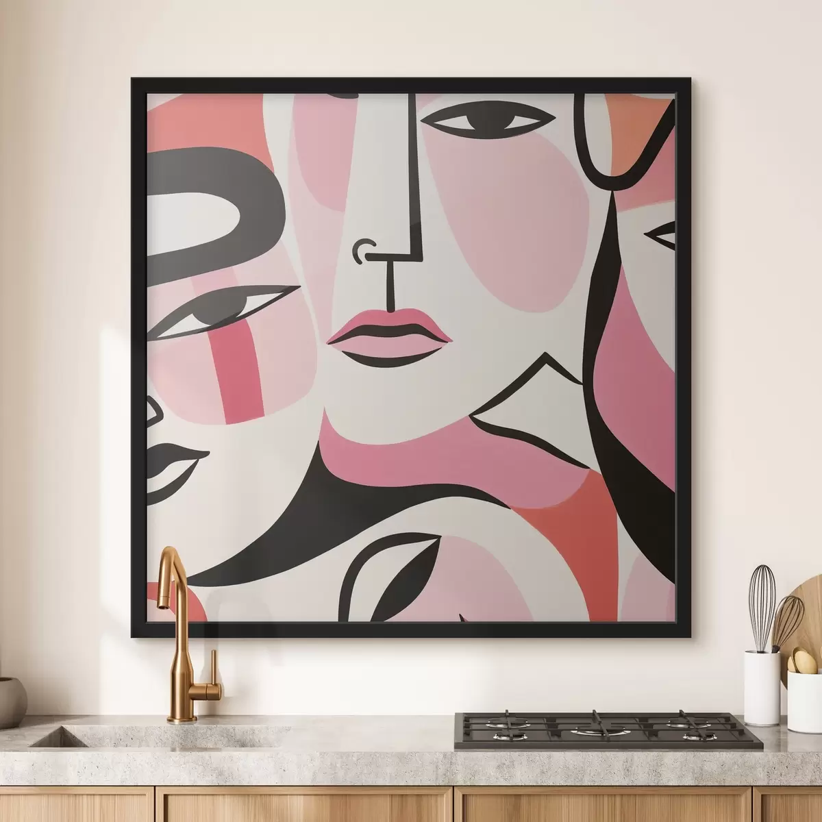 Poster Abstract, Mensen, Gezicht f43031