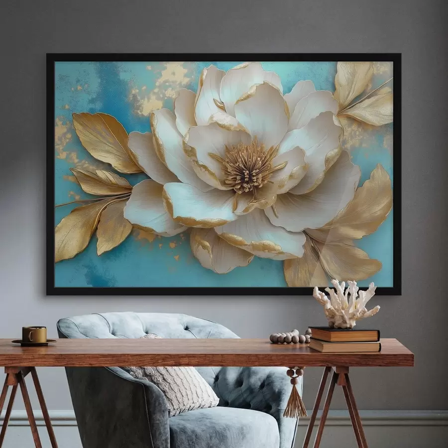 Fotobehang Grote bloem f43022