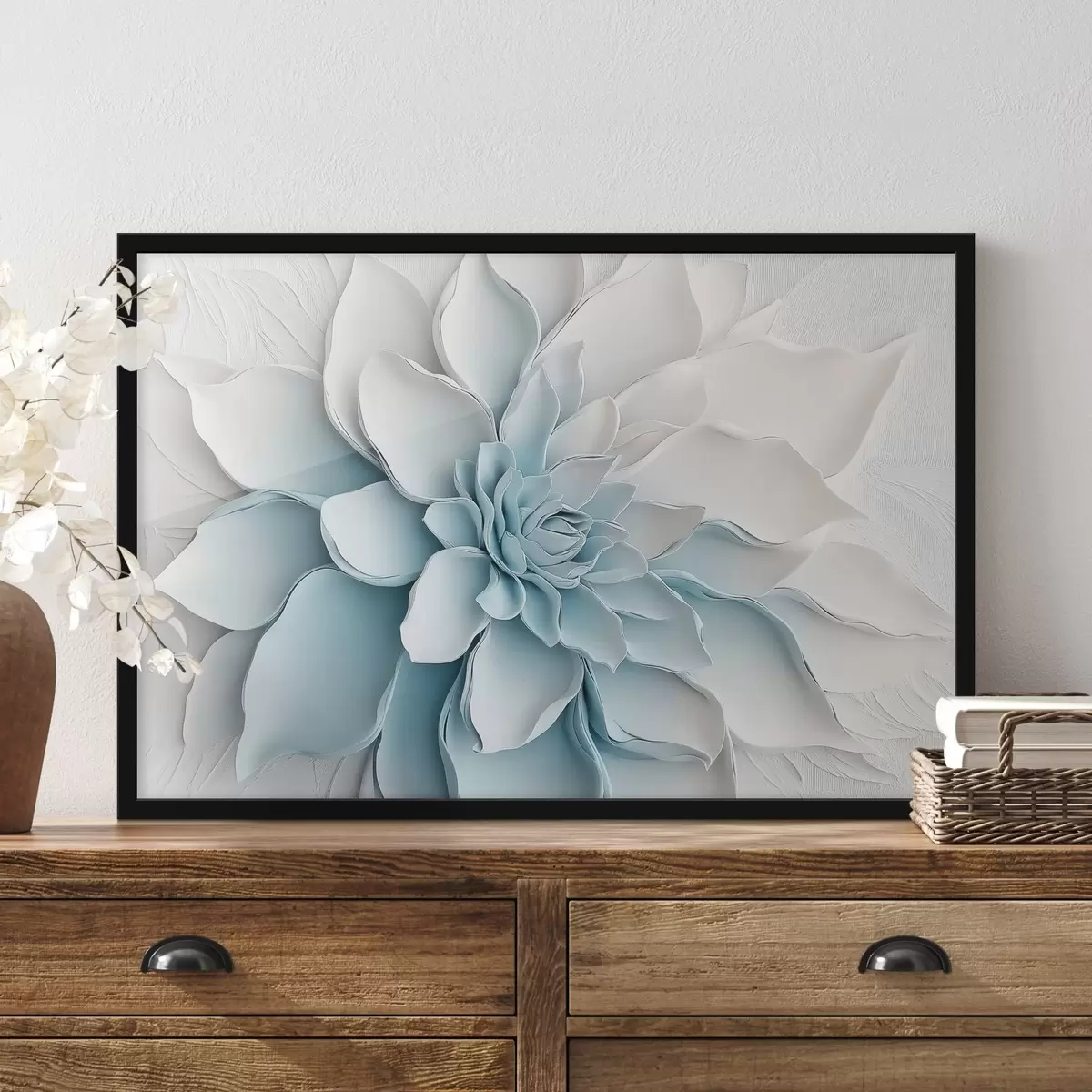 Poster Grote bloem f43023