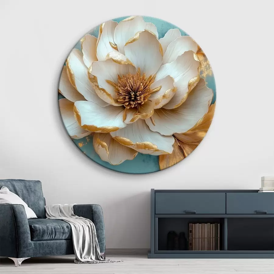  Schilderijen Grote bloem r43022