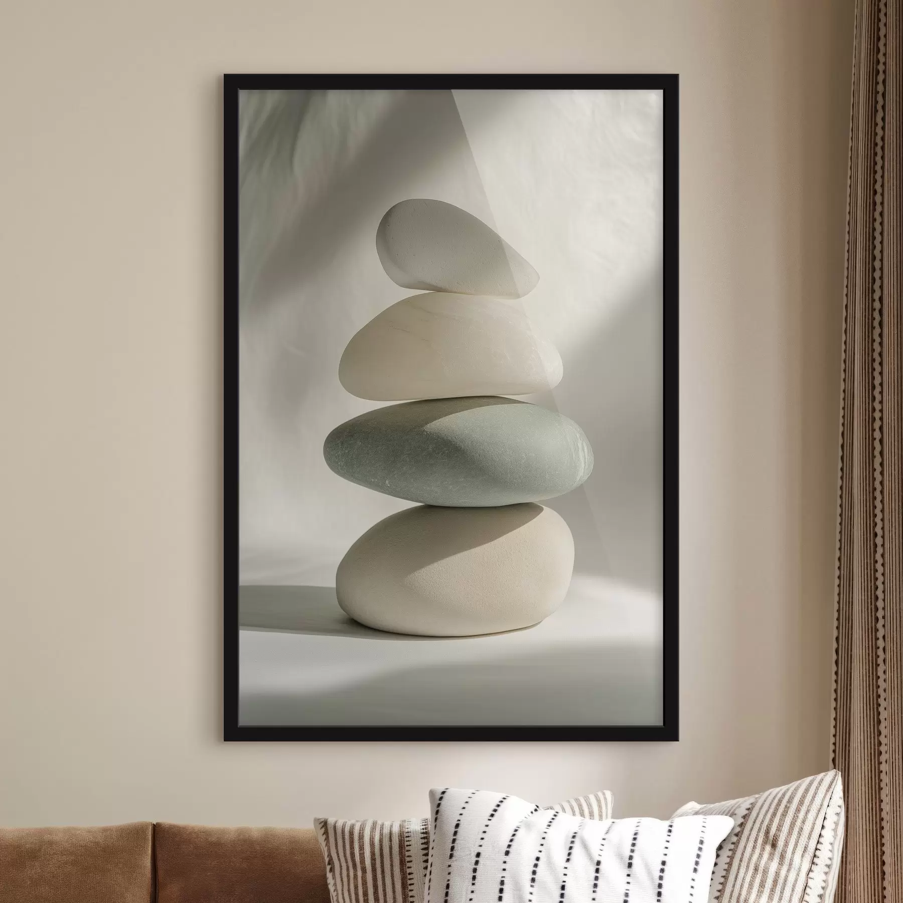 Fotobehang Esthetische stenen, realisme, woningdecoratie, natuurlijke verlichting f43048